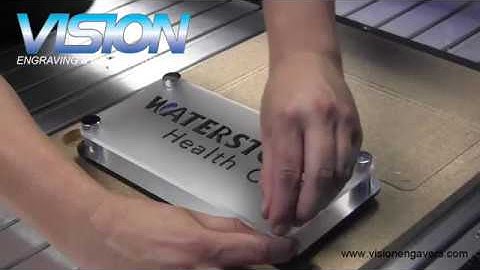 Make custom signage with a Vision CNC Router/ Engraver.
