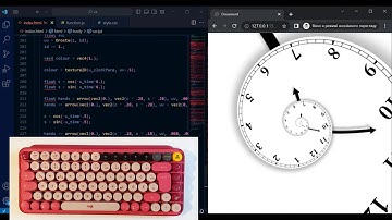 ASMR Programming - Clock Tick-Tock Endless Animation - Three.js