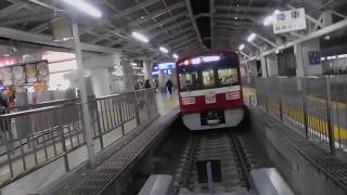 京急大師線20200103夜 前方車窓 国道の駅→京急川崎DSCN0395