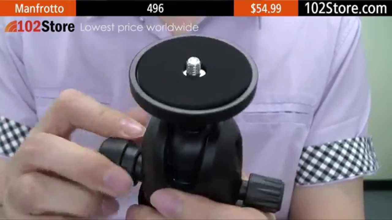 Manfrotto 496 Compact Ball Head Review YouTube