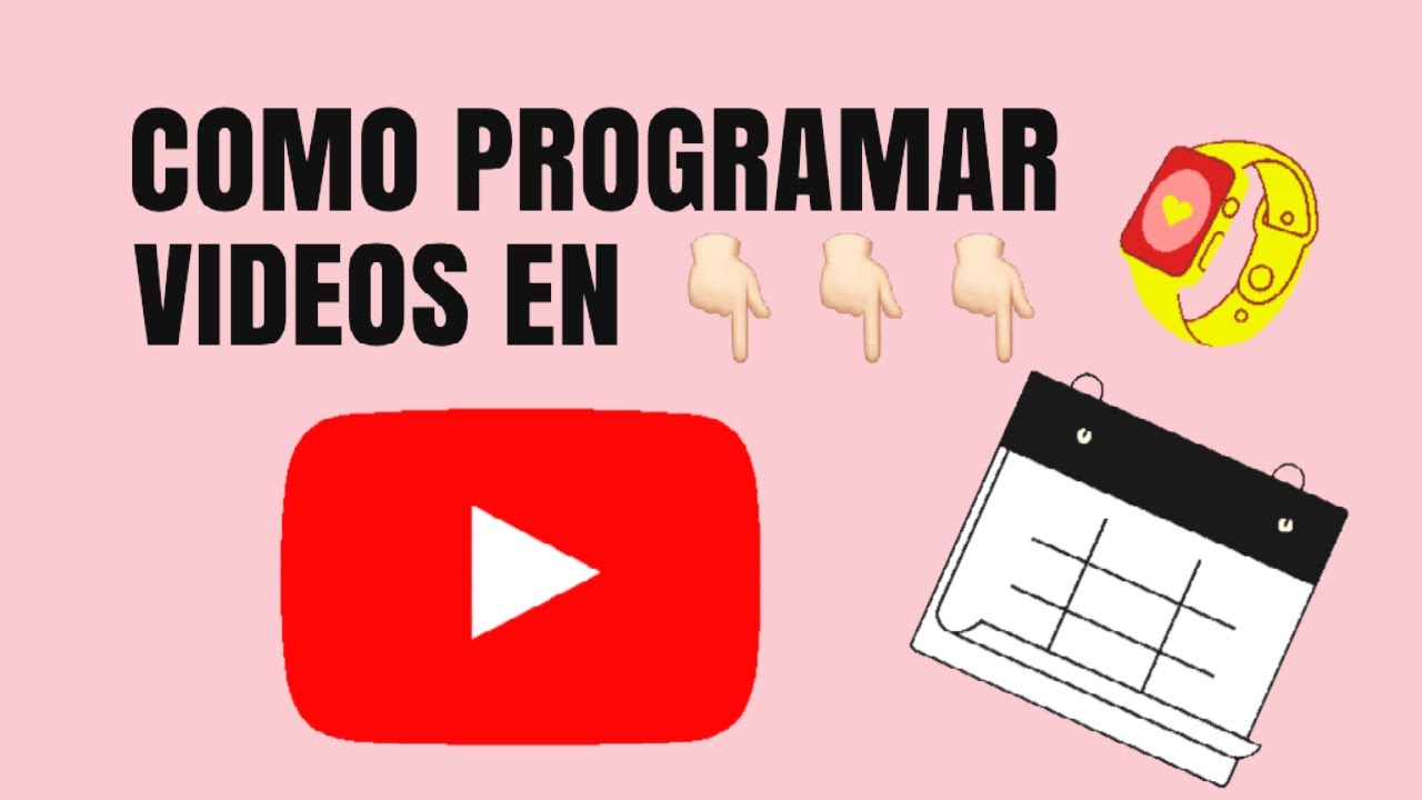 Como PROGRAMAR Videos en YOUTUBE - YouTube