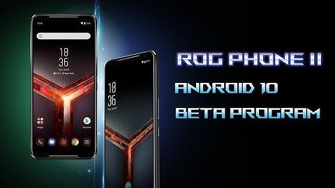Android 10 Beta 5 on Asus ROG Phone 2