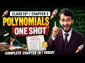 Polynomials Class 10 Chapter 2 One Shot 🔥 Complete Chapter in 1 Video | CBSE 2026 | @munilsir 