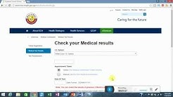How to check Medical test result in qatar