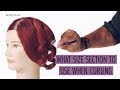 What size of section to use when curling hair