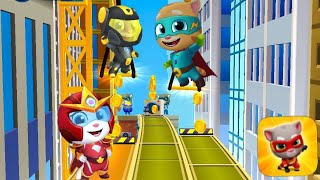 Talking Tom HERO Dash : Tom Vs Angela Vs Ginger | Challenge Gameplay | Offline Games Mix | Android screenshot 5