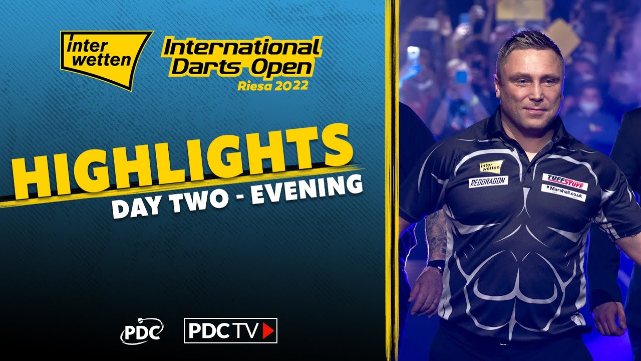 THE RACE FOR NO.1 IS ON! Day Two Evening Highlights 2022 International Darts Open