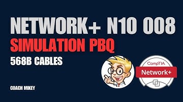 568B Cables- Simulation - PBQ - Drag and Drop - CompTIA Network+ N10 - 008