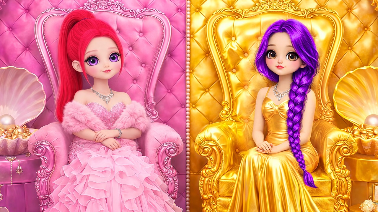 SOFT ou LUXURY! Transformação Huntrix em Sereia ✨ KPop Sereia na Vida Real