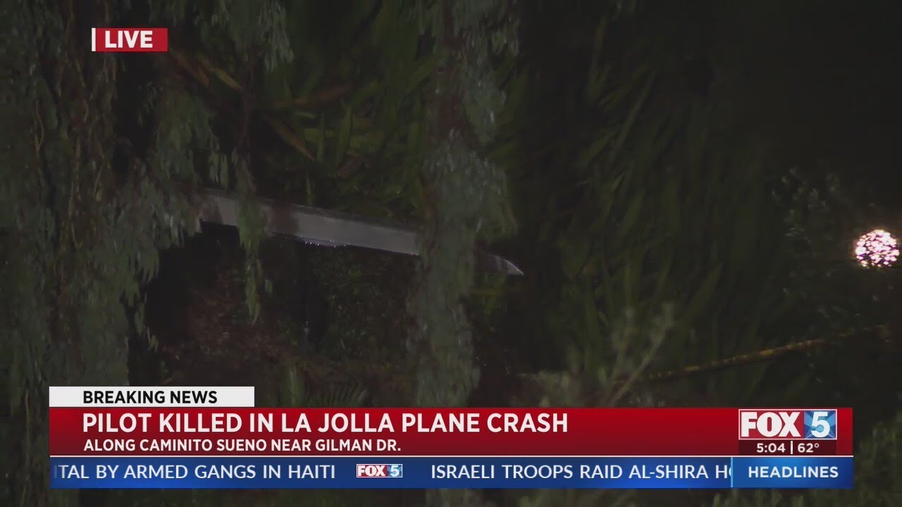 Pilot Killed In La Jolla Plane Crash - YouTube