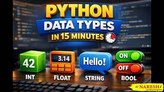 Python Data Types in 15 Minutes (int, float, string, bool) | Python for Beginners | AI Jobs 2026.