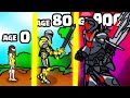 IS THIS THE HIGHEST AGE STRONGEST KNIGHT WARRIOR EVOLUTION? (9000+ LEVEL UPGRADE) l Age of War