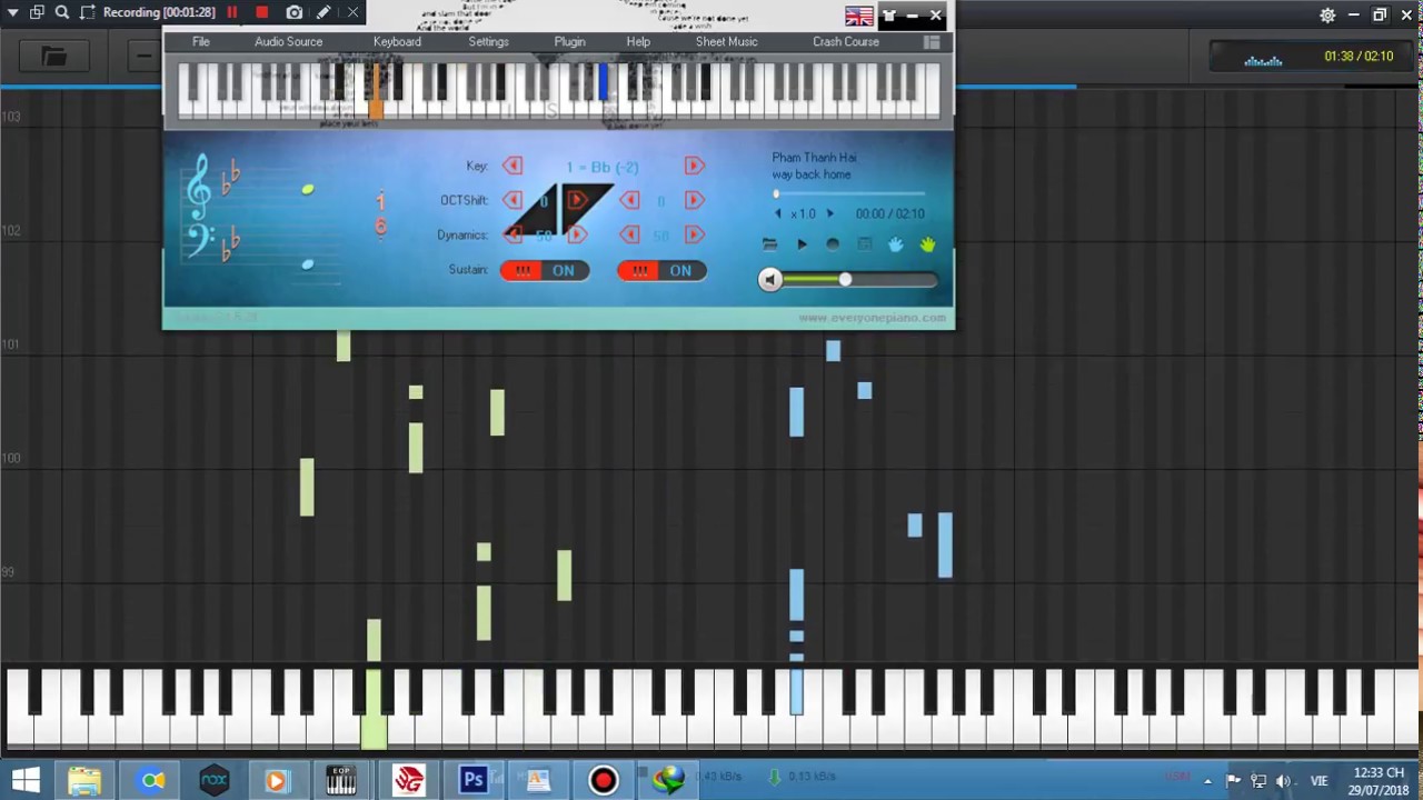 way back home shaun sheet music