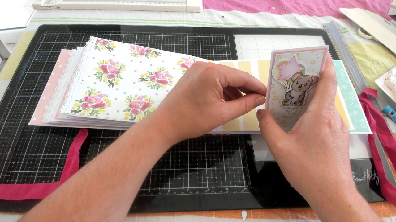 SCRAP ALBUM NAISSANCE BÉBÉ FILLE YouTube