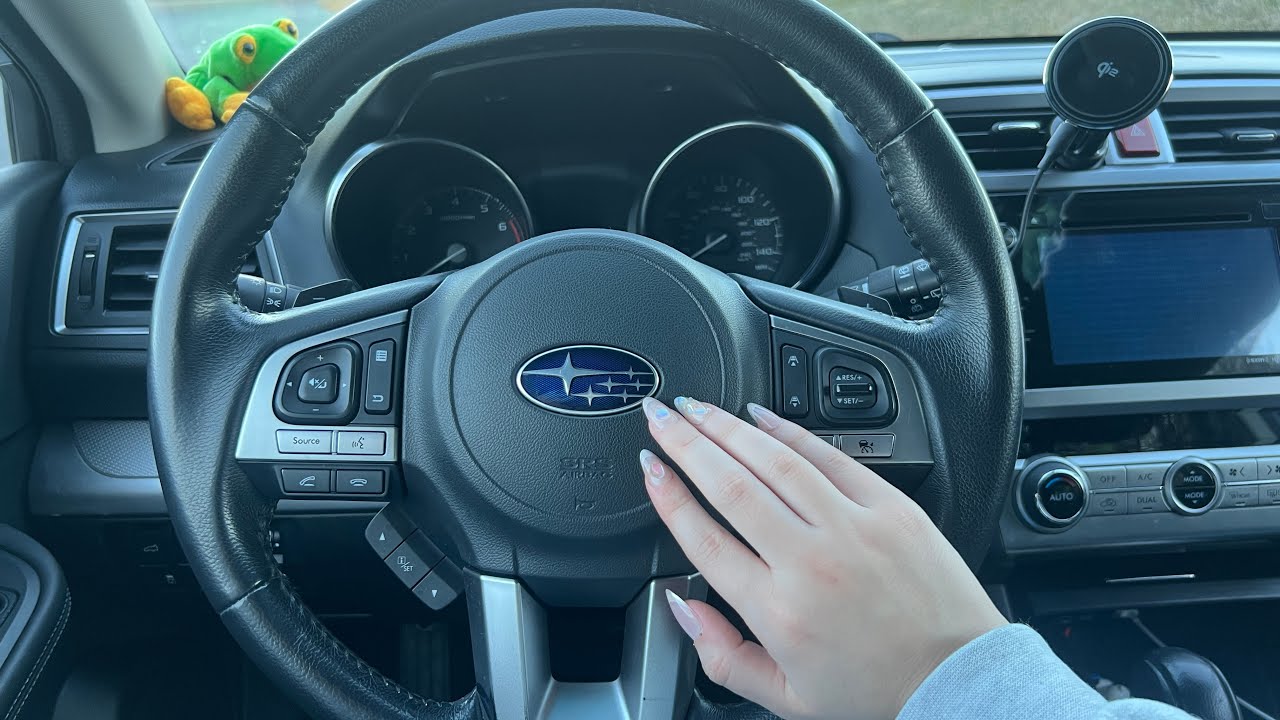asmr | tour of my new subaru outback ! 🩵🤍 (lofi car asmr)