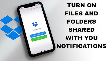 How To Turn On Files And Folders Shared With You Notifications On Dropbox App