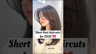 Short hair haircut ideas trending in 2026 #haircut #fashion
