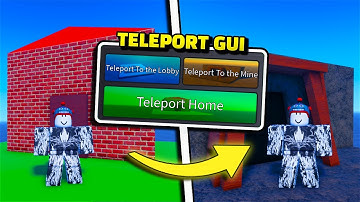 How to Make a TELEPORT GUI in Roblox Studio! | Tutorial