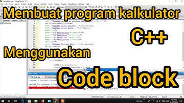 KEREN!!! Membuat program kalkulator di C++ menggunakan code block