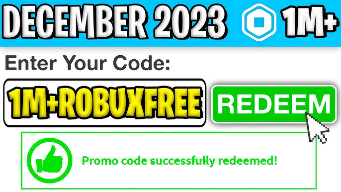 Roblox Promo Codes November 2023 - Free Robux on X: *100% Working*  (Updated - 1 min ago) Get Today's 05+ Working