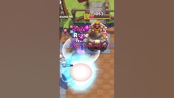 Hilarische Elixir Golem Game 🤣 #clashroyale #shorts