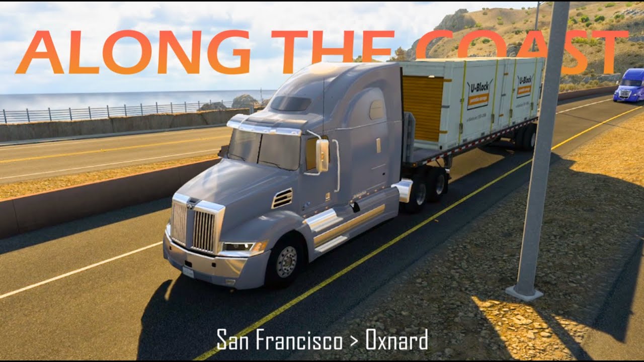 Along The Coast, San Francisco to Oxnard | American Truck Simulator