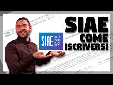 SIAE, come iscriversi...non è complicato! - Marco, ma tu che lavoro fai? #62