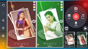 How to Create New Style Slide Show Whatsapp Status Video with photos in kinemaster Telugu 2020