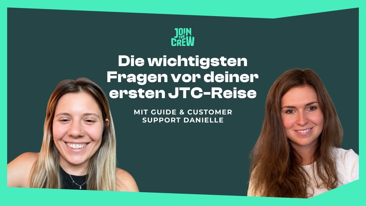 ⁣Die wichtigsten Fragen vor deiner ersten JTC-Reise