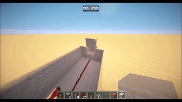 Minecraft Redstone Ep 1: How to Make a Piston Door (Easy)