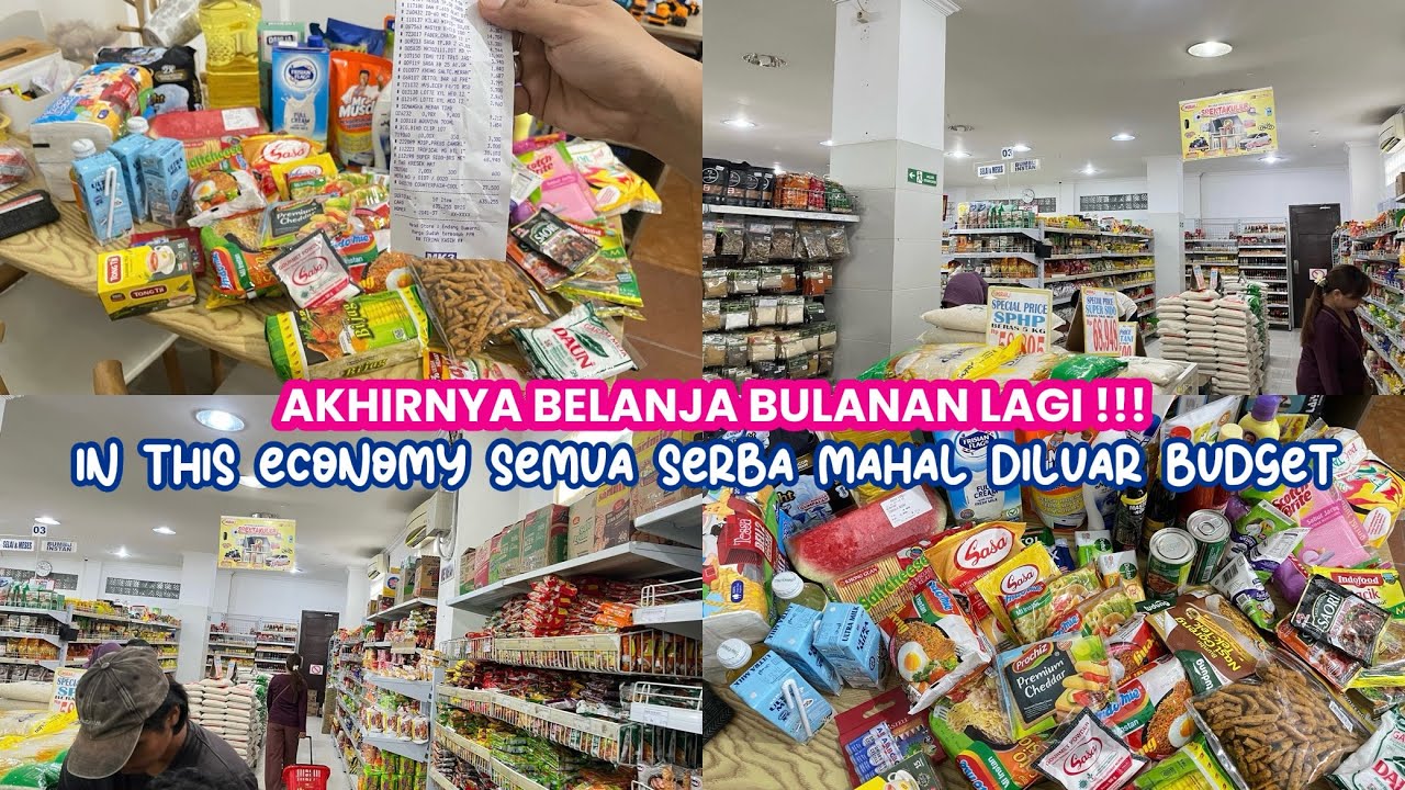 BELANJA BULANAN LAGI !! OVER BUDGET 😱AKHIRNYA NGEVLOG LAGI DI 2026 