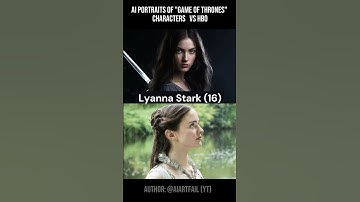 AI Portraits Of "Game Of Thrones" Characters vs HBO