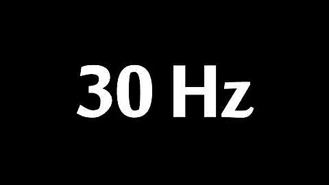30 Hz Test Tone 10 Hours
