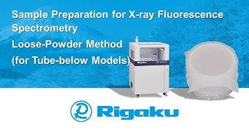 Sample Preparation for XRF | Loose-Powder Method (for Tube-below Models)