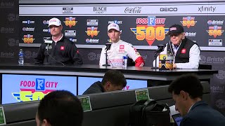 DENNY HAMLIN TALKS ABOUT WINNING BRISTOL - AND TIREGATE