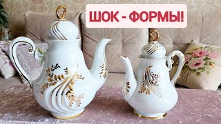 Советские сервизы - удачные находки и новые шкафы для посуды.