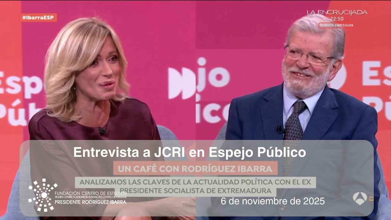 Entrevista a Juan Carlos Rodríguez Ibarra en Espejo Público (06/11/2025)