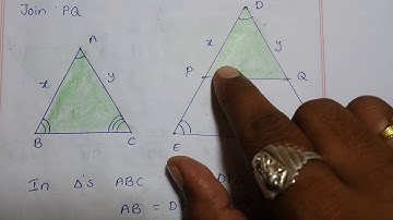 Similar triangles theorem 8.3 ( Angle-Angle-Angle) criterion for Similarity of Triangles