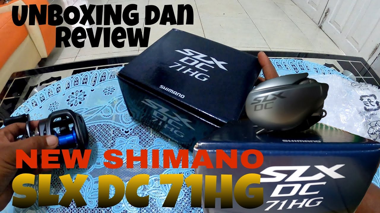 SHIMANO SLX DC 71 HG || UNBOXING DAN REVIEW || REEL BAITCASTING