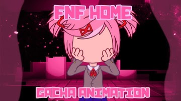 FNF Home | Doki Doki Takeover - Bad Ending | Gacha Animation