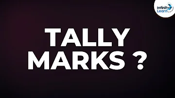 What is a tally and frequency table?
