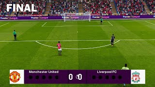 Manchester United vs Liverpool - Penalty Shootout - FA Cup 2024 Quarter Final | eFootball PES