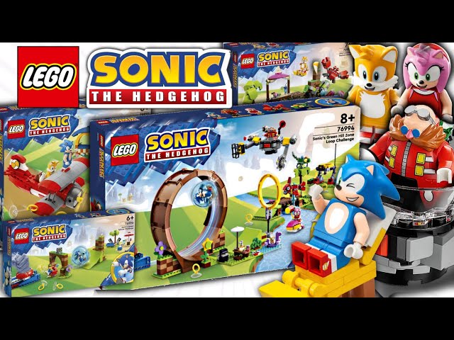 Há quatro novos sets LEGO Sonic a chegar: a mascote da SEGA corre para o  Verão