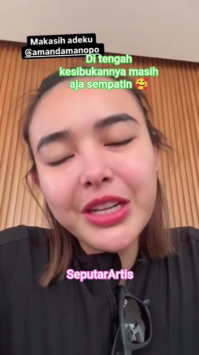 Amanda Manopo ucapin ultah buat mbak Dyah #artisviral #amandamanopo