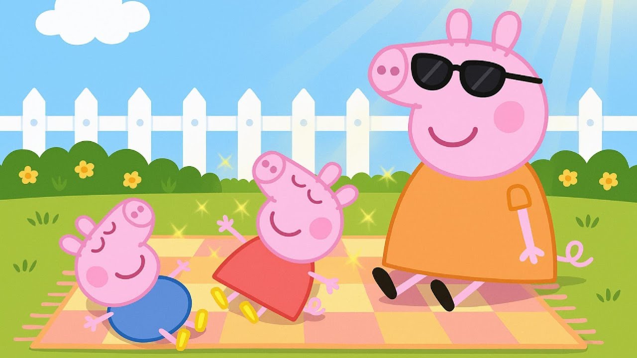 Sunny Picnic Fun! Peppa & George Enjoy the Perfect Day Outside | Peppa Pig Animation 🐷🍉✨