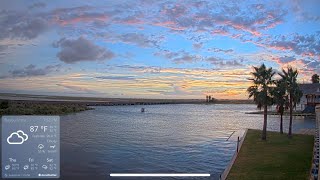 Galveston Texas  24/7 Live Camera  BNSF Railroad, Fishing, Sunsets, Trains and More!