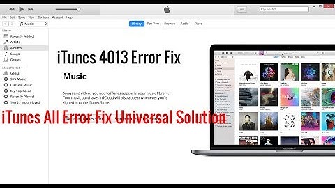 iTunes All Error fix universal Solution to All Error iTunes