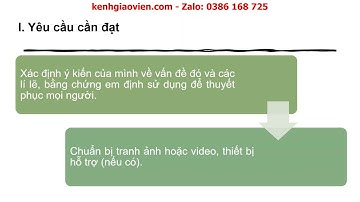 Giáo án powerpoint bài 8 tiết: Nói và nghe Trình bày ý kiến về một... | GA Ngữ văn 6 Cánh diều