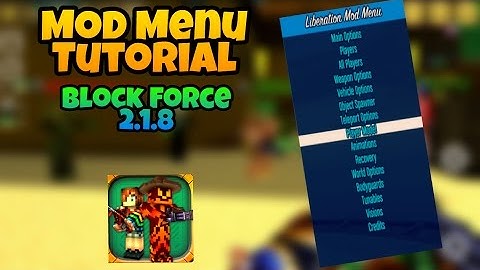Block Force 2.1.8 - How To Install Mod Menu v7 Tutorial (Mod Menu Tutorial 2017) +Downloads