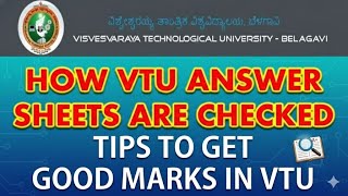 How vtu evaluates?| How vtu checks paper|how to write to get good marks|vtu|exam|Eduyodha 